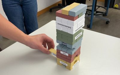 Bedürfnisse Jenga im Grundkurs