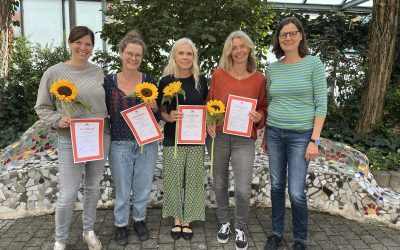 Geschafft! Die FakS hat vier zertifizierte Marte Meo – Praktikerinnen