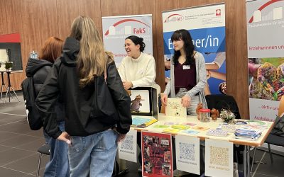 Fachakademie für Sozialpädagogik Aschaffenburg auf der Ausbildungsmesse in Hösbach